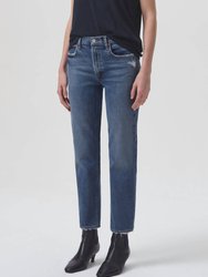 Women's Kye Straight Crop Jeans In Notion