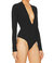 Zena Deep V Bodysuit In Black