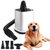 4.7HP Dog Grooming Fur Blow Dryer With 4 Attachment Nozzles, 3 Heat Levels And Adjustable Airflow For Dogs - White