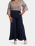 Buttoned Wide Leg Pant