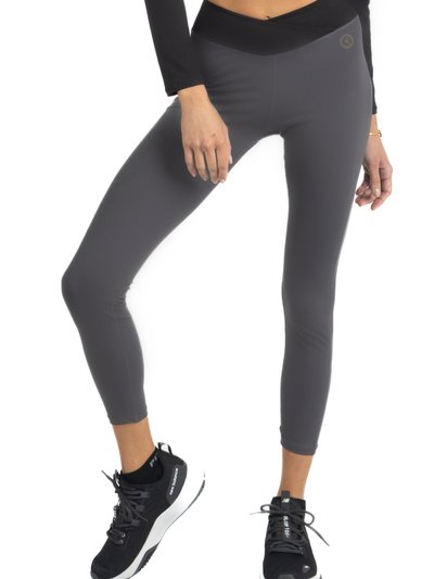 Akalia Alisha V Waistline Colorblock Legging In Black product