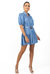 Bree Women's Mini Dress Blue Jean Color