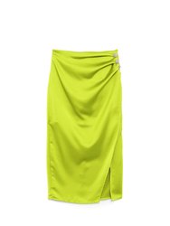 Clare jewel midi skirt - Green