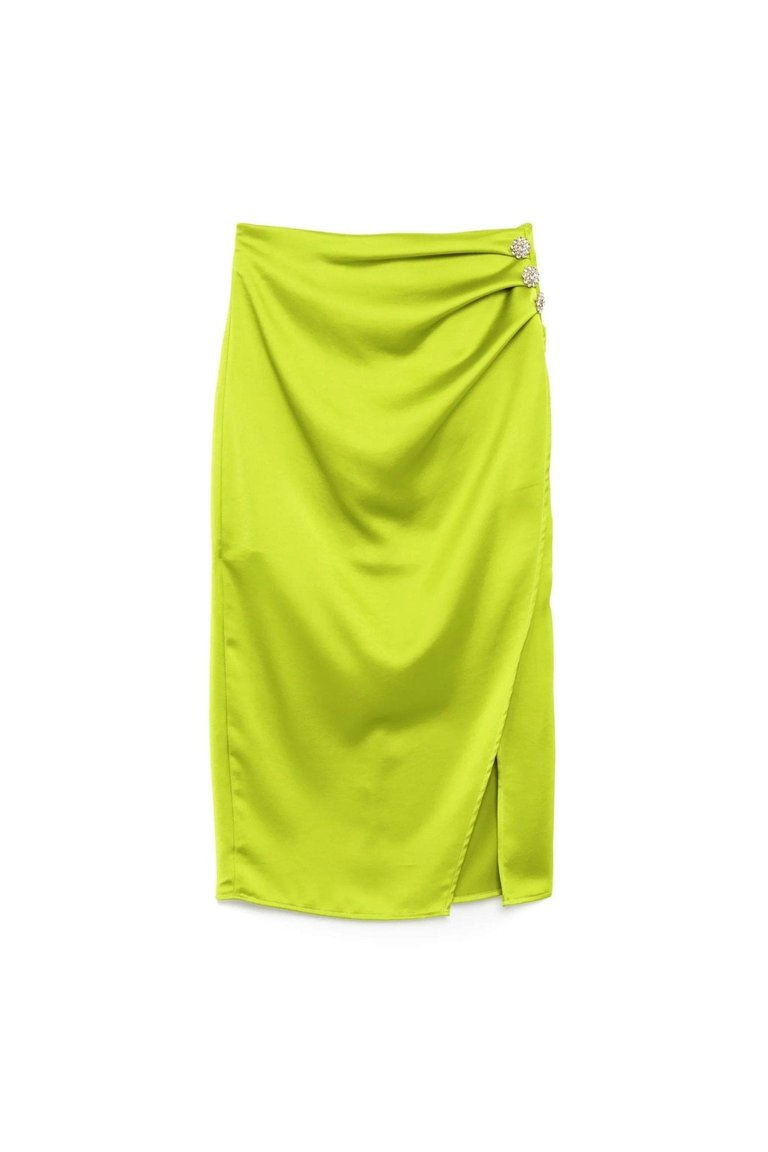 Clare jewel midi skirt - Green