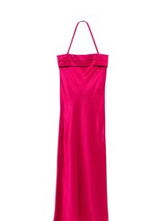 Marilyn Long Backless Dress - Red
