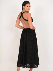 Out Of Your Reach Midi Backless Dress