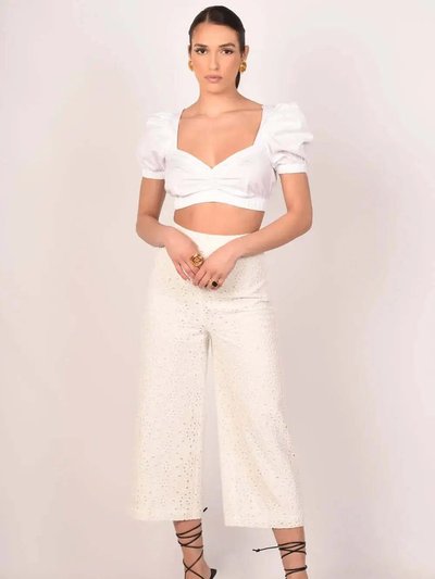 Akalia Pilar White Eyelet Set product