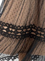 Serena Black Lace Maxi Dress ko