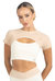 Sienna Color Block Activewear Top - White