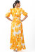 Verona Maxi Women's Floral Dress Yellow