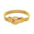Waterproof Simplicity 18K Gold Plated Belt Bangle Bracelet - Gold