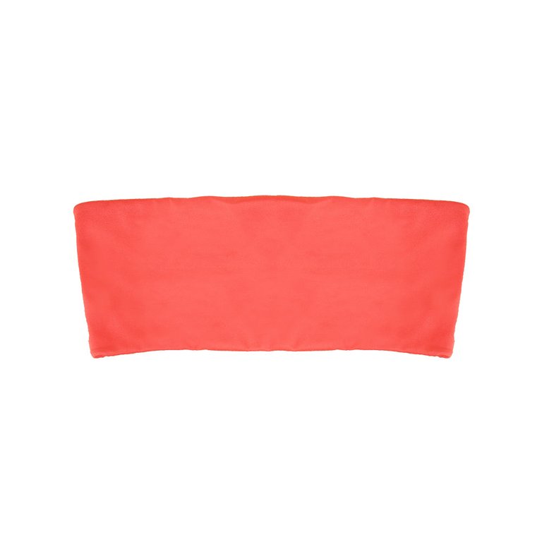 Delta Bandeau Top - Coral