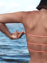 Delta Bandeau Top - Coral