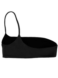 Mira One Shoulder Top - Black Sand