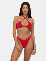 Boca Chica Bottom in Victory Red