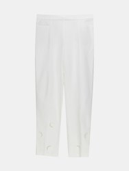 Akris Women's Cream Franca Trousers Pants & Capri - 4 - Cream