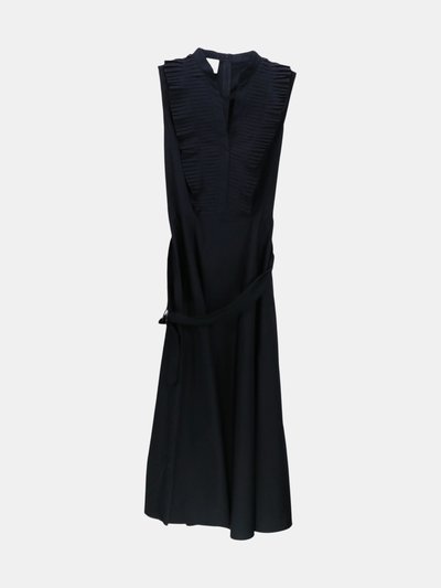Akris Akris Women's Night Sky Sleeveless Pleated Polyester Midi Dress product