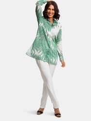 Ala Cotton Blouse - Queen Palm