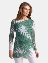 Diane Mesh Top in Queen Palm - Queen Palm