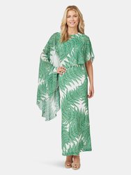 Draper Dress in Queen Palm - Queen Palm