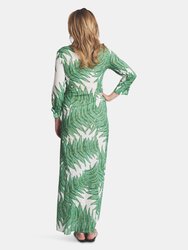 Kathe Cotton Dress - Queen Palm