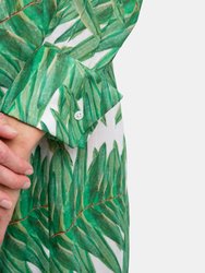 Kathe Cotton Dress - Queen Palm