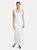 Lavinia Long Stretch Knit Dress - White
