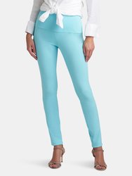 Virginia Stretch Knit Pant - Sea Foam