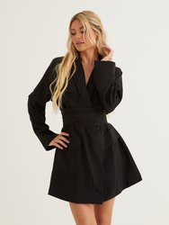 Cameron Blazer Dress - Black