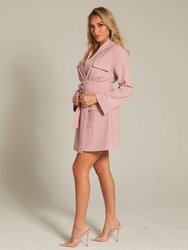 Cameron Blazer Dress - Blush