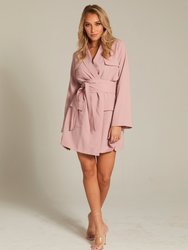 Cameron Blazer Dress - Blush - Blush