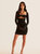 Eva Mini Dress - Black