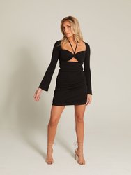 Eva Mini Dress - Black