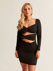 Gia Mini Dress - Black