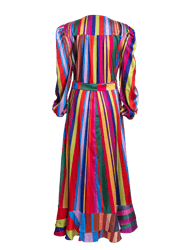 Carrie Long Sleeve Wrap Dress
