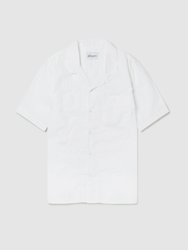 Short Sleeve Revere Collar Shirt