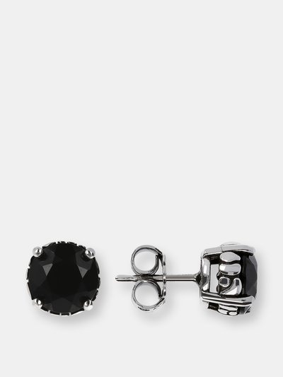Albert M. Black Spinel Button Earrings product