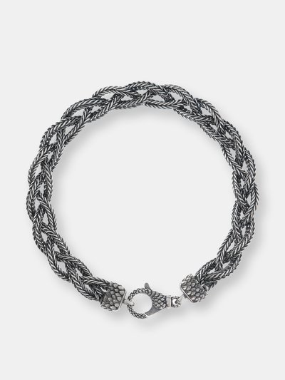 Albert M. Bracelet With Braid And Texture Closure product