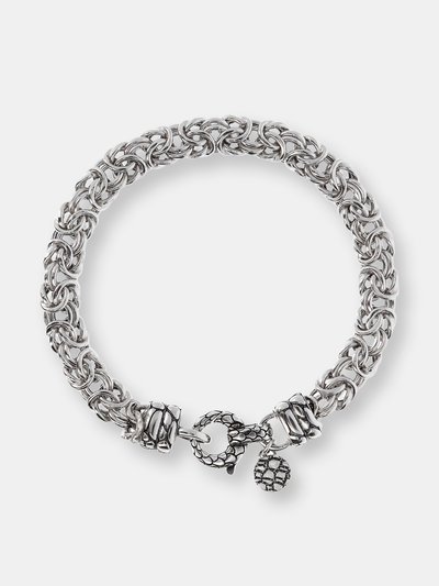 Albert M. Bracelet With Byzantine Chain And Texture Closure product