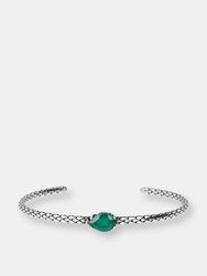 Cuff Bracelet With Stone
