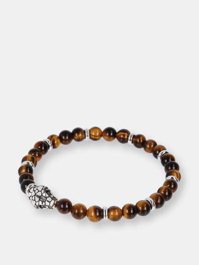 Albert M. Elastic Bracelet with Stones and Snake Head product