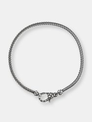 Foxtail Chain Bracelet - Rhodium