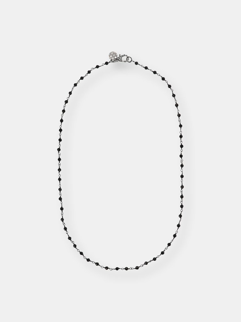 Rosary Necklace with Spinel