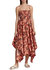 Adriana Sleeveless Maxi Dress - Orange/Rose Multi