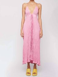 Angelina Midi Dress - Rose Pink