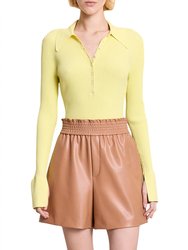 Eleanor Sweater - Citrine Yellow