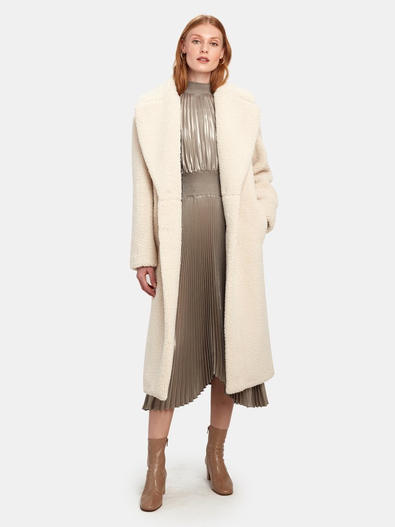 Elkin Sherpa Coat - Cream