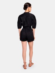 Erica Puff Sleeve Romper 