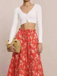 Francis Cotton Midi Skirt