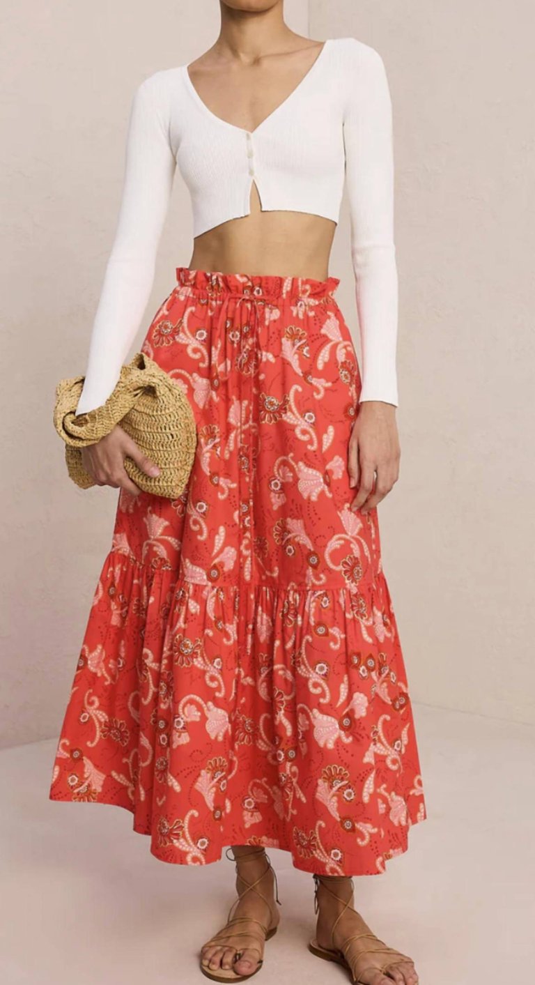 Francis Cotton Midi Skirt